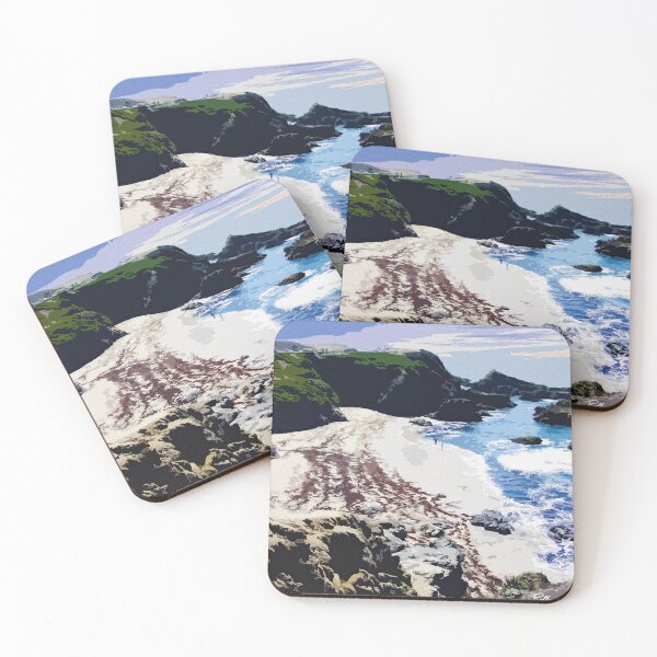Item preview, BODEGA BAY BEACH designed and sold by ArtbyRolleen.