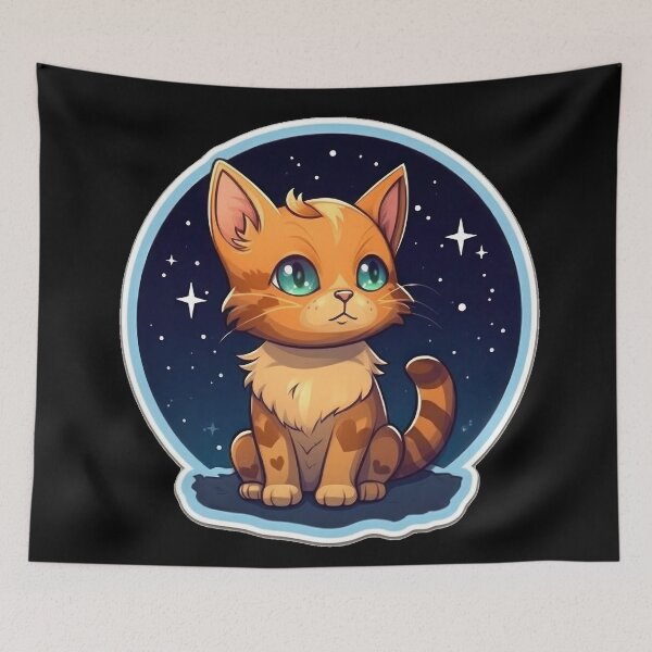 Item preview, Kawaii Cute Cat Good Night designed and sold by duke818.