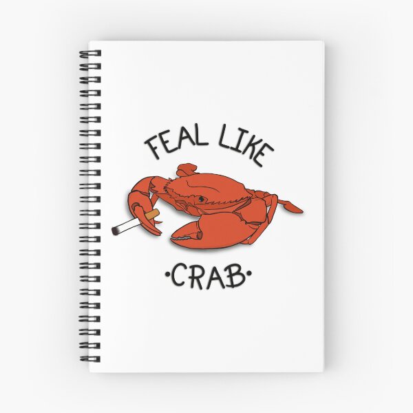 Item preview, Feal Like Crab Hot Mulligan - Transparent  designed and sold by HaleighMade.