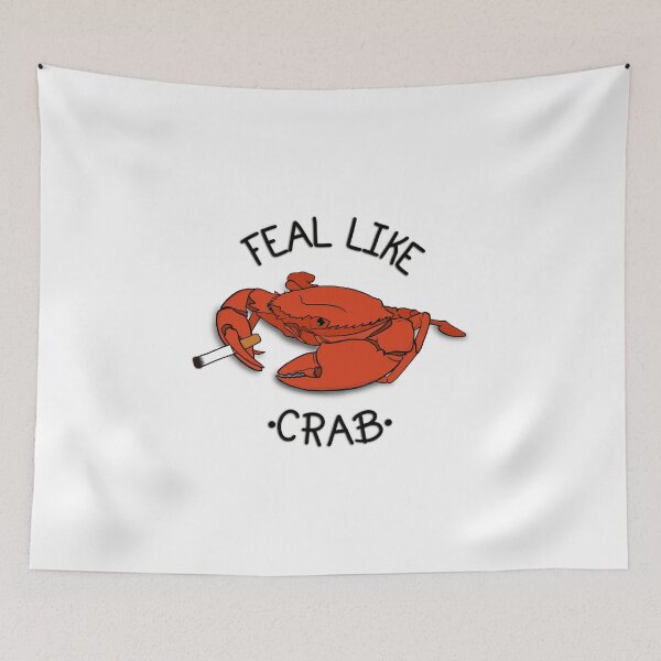 Item preview, Feal Like Crab Hot Mulligan - Transparent  designed and sold by HaleighMade.