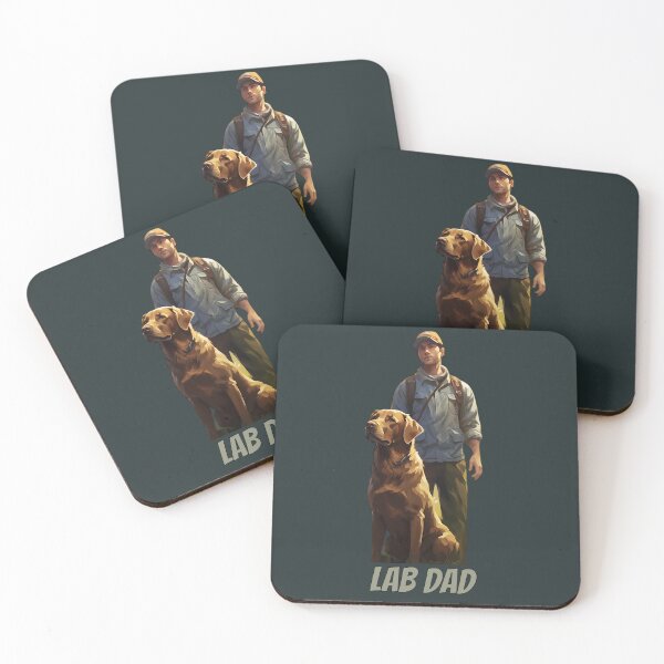 Item preview, Golden Lab Dad designed and sold by lunarhalomedia.
