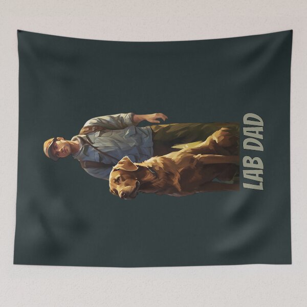 Item preview, Golden Lab Dad designed and sold by lunarhalomedia.