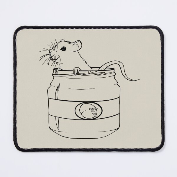 Item preview, Rat in baby food jar- Betty - Hot Mulligan  designed and sold by HaleighMade.