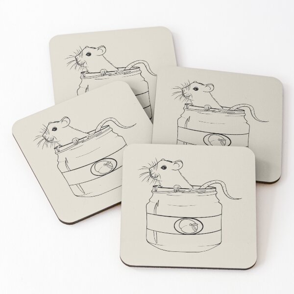Item preview, Rat in baby food jar- Betty - Hot Mulligan  designed and sold by HaleighMade.