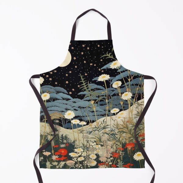 Item preview, Ukiyo-e Japanese Wood Block Style Moonlight Garden designed and sold by BrandonArtWorld.