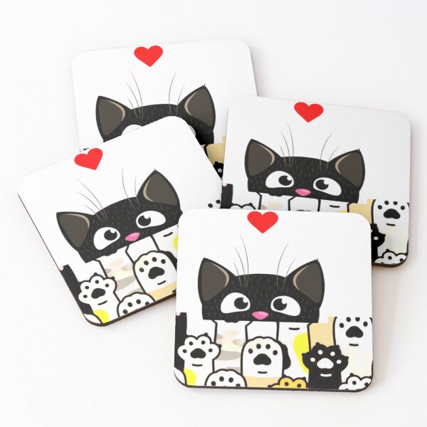 Item preview, here i am cat peeking designed and sold by Arteyestilo.