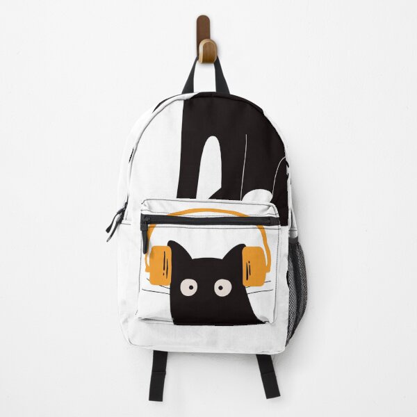Item preview, Cool Music Black Cat designed and sold by Wyndemerec.