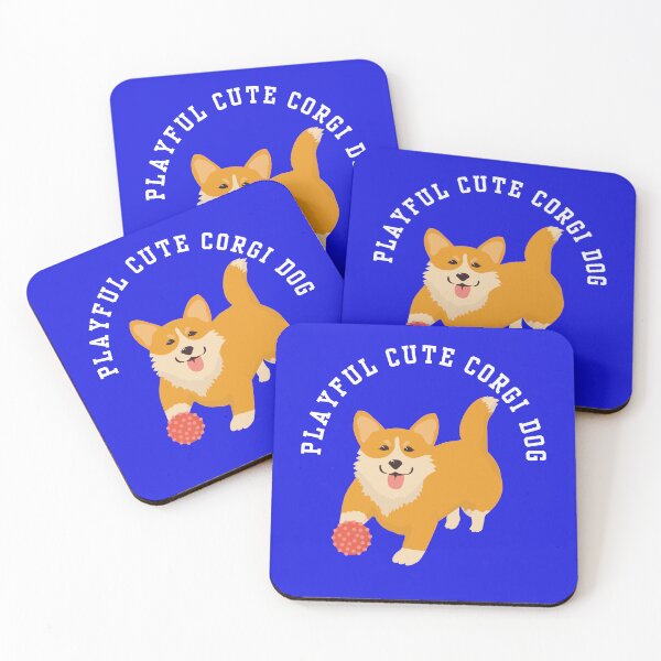 Item preview, Corgi Dog Playing Ball designed and sold by TheCatmeow2000.