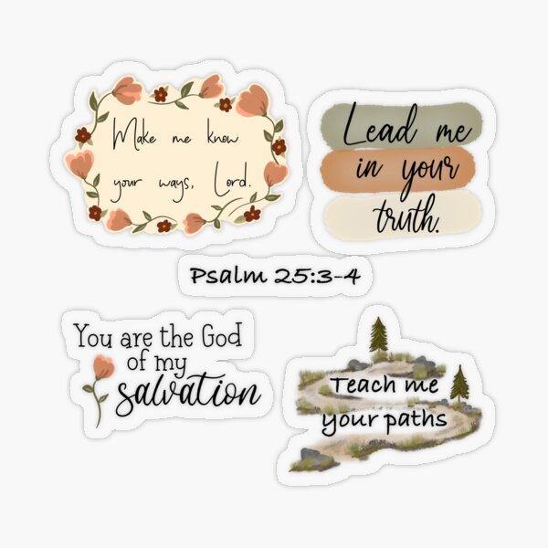 Bible Journaling Words Sticker Pack Sticker for Sale by Willow & Grace  Designs