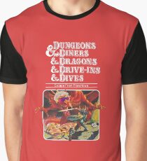Dungeons & Diners & Dragons & Drive-Ins & Dives: Escape from Flavortown Graphic T-Shirt