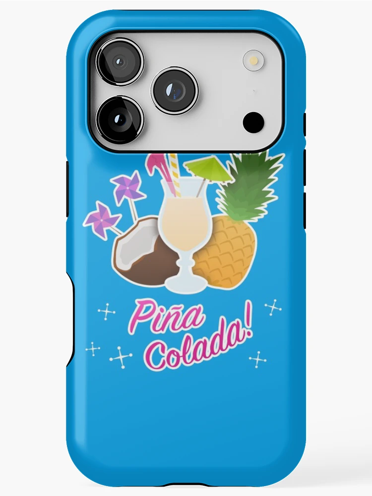 Thumbnail 1 of 4, iPhone Case, Piña Colada! designed and sold by RikDrawsThings.