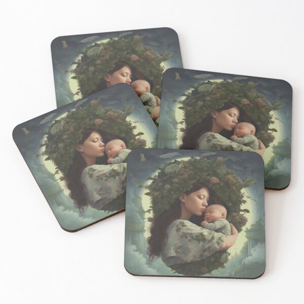 Item preview, Embrace of Gaia: Mother Earth and Child designed and sold by DreamBlazeStu.