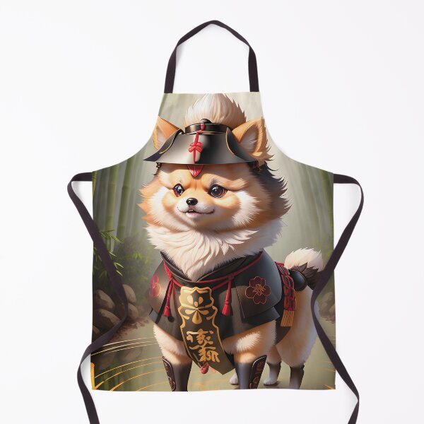 Item preview, A cute samurai pomeranian designed and sold by akwl-design.