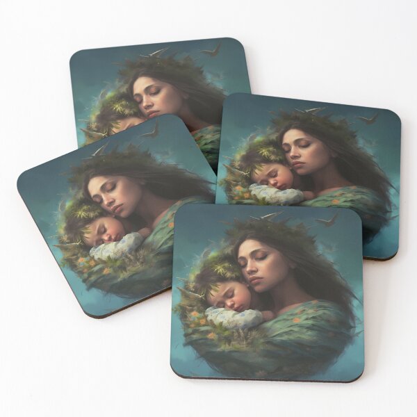 Item preview, Embrace of Gaia: Mother Earth and Child designed and sold by DreamBlazeStu.