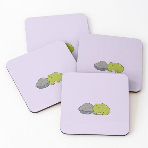 Item preview, Cool frog with rock Doodle  designed and sold by Childish by Design.
