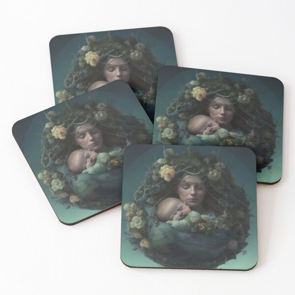 Item preview, Embrace of Gaia: Mother Earth and Child designed and sold by DreamBlazeStu.