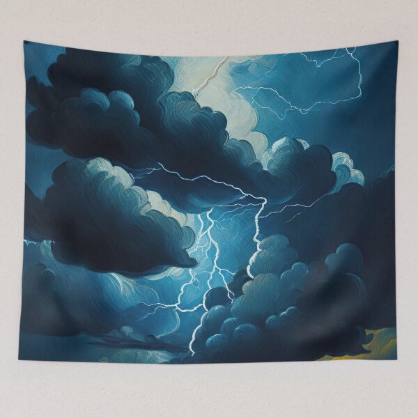 Item preview, thunderstorm designed and sold by fleurdesignart.