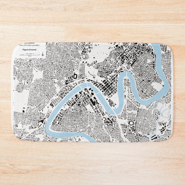 Item preview, Brisbane Figure Ground White designed and sold by Project-IMP.