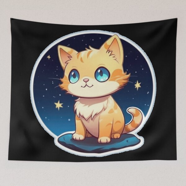 Item preview, Kawaii Cute Cat Good Night designed and sold by duke818.