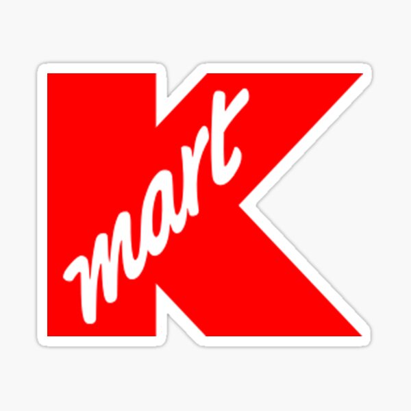 Kmart Stickers Redbubble - thank you for shopping super kmart roblox