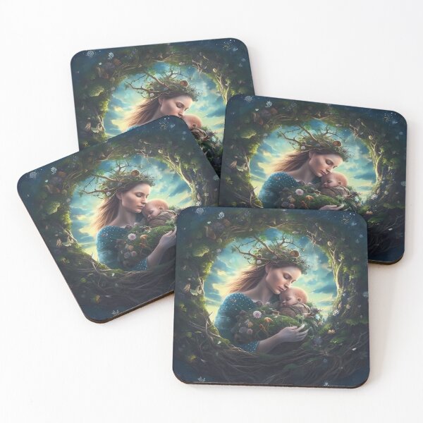 Item preview, Embrace of Gaia: Mother Earth and Child designed and sold by DreamBlazeStu.