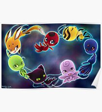miraculous ladybug posters redbubble