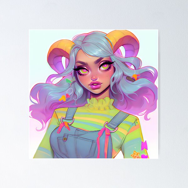 Item preview,  90's Kawaii Devil Girl designed and sold by BoudiccaLondon.