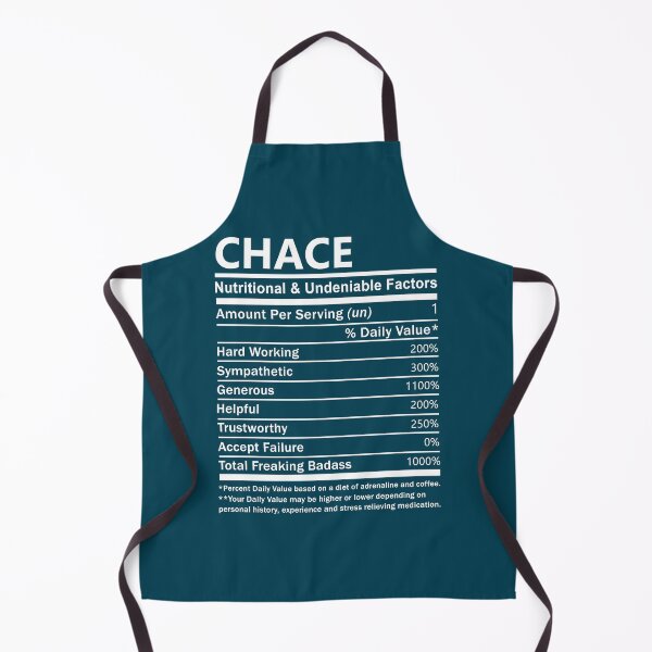 Item preview, Chace Name T - Chace Nutritional And Undeniable Factors Gift Item Tee designed and sold by Zischglart.