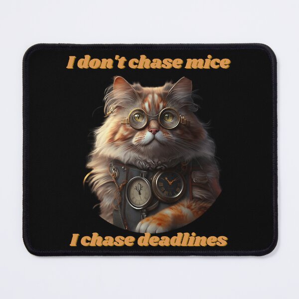 Item preview, I don't chase mice, I chace deadlines designed and sold by Zischglart.