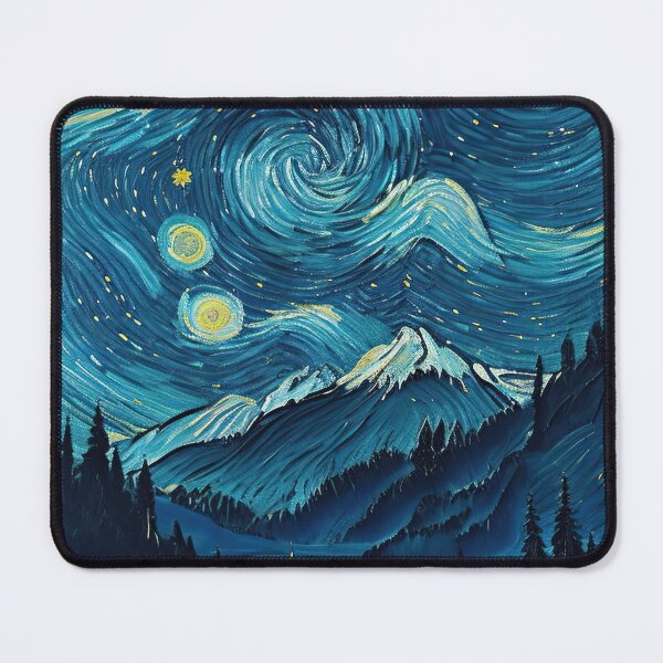 Item preview, moonlit sky designed and sold by fleurdesignart.
