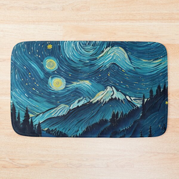 Item preview, moonlit sky designed and sold by fleurdesignart.