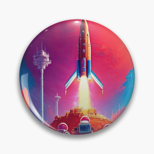 Item preview, space rocket designed and sold by fleurdesignart.