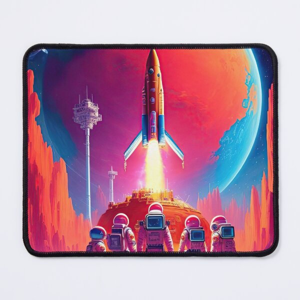 Item preview, space rocket designed and sold by fleurdesignart.