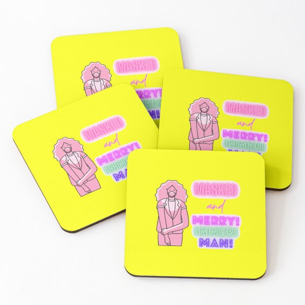 Item preview, Masked and Merry Inner Man - Cool Sticker designed and sold by joejiing.