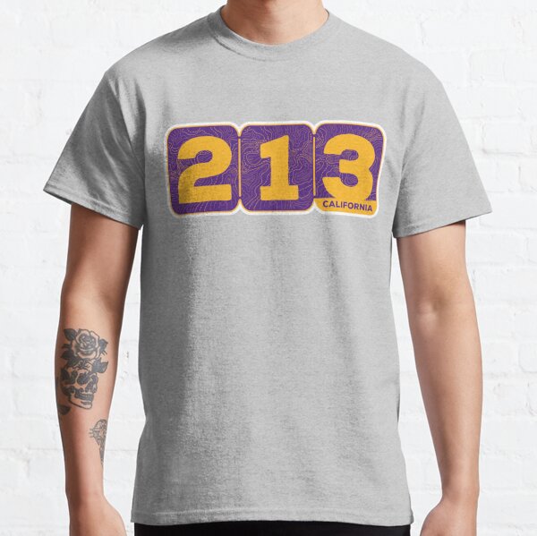 Men's Los Angeles 213 Area Code T-Shirt - Boredwalk