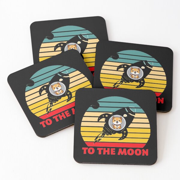 Item preview, Baby doge coin to the moon cryptocurrency baby designed and sold by AlexianaThreatt.