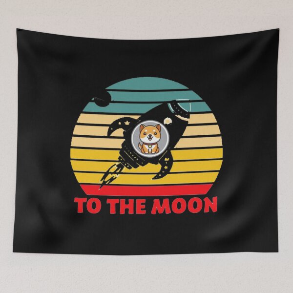 Item preview, Baby doge coin to the moon cryptocurrency baby designed and sold by AlexianaThreatt.