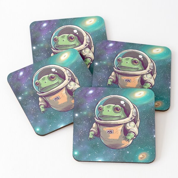 Item preview, Astronaut Frog in Space - Cosmic Frog designed and sold by MagicStrawberry.
