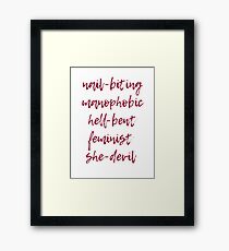 Feminist Framed Print
