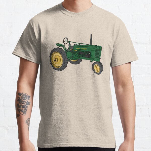 John Deere Camiseta de tractor grande para niños pequeños