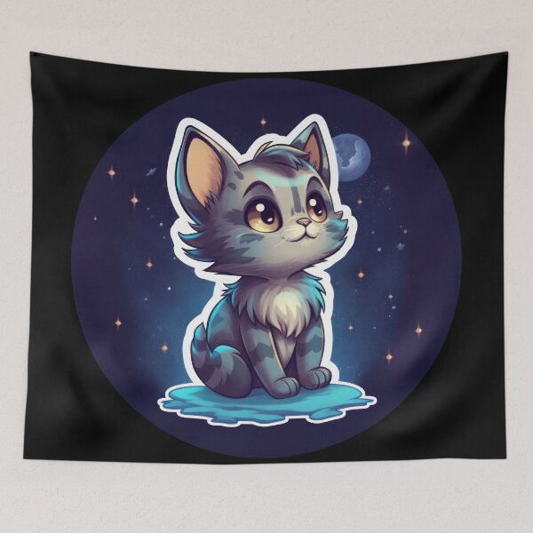 Item preview, Kawaii Cute Cat Good Night designed and sold by duke818.