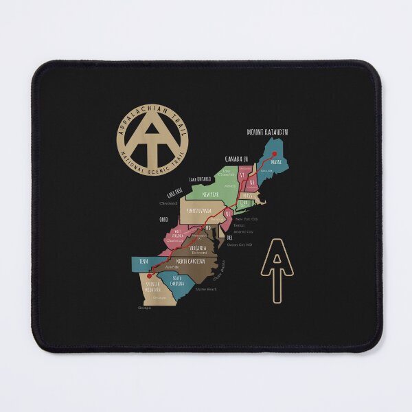 Item preview, Appalachian Trail Hiking Map designed and sold by touristbarred.