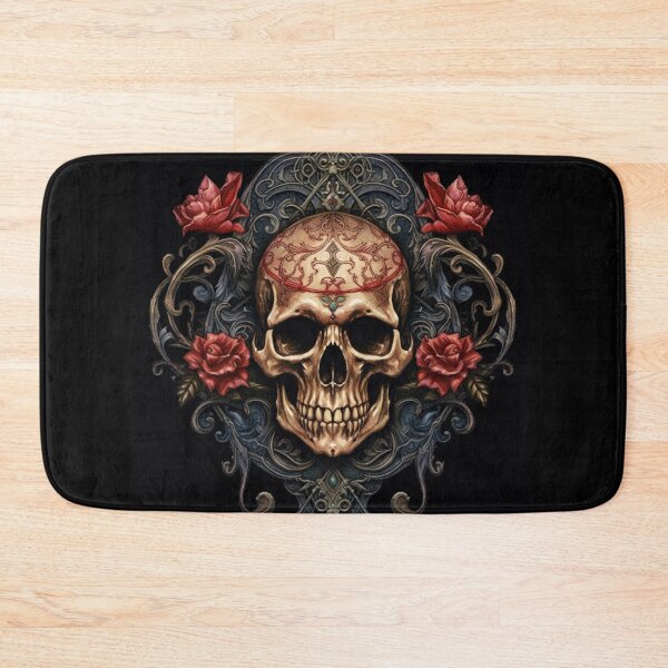 Item preview, Eternal Beauty: Skull and Rose Illustration in Rococo Realms designed and sold by UnplainShirt.