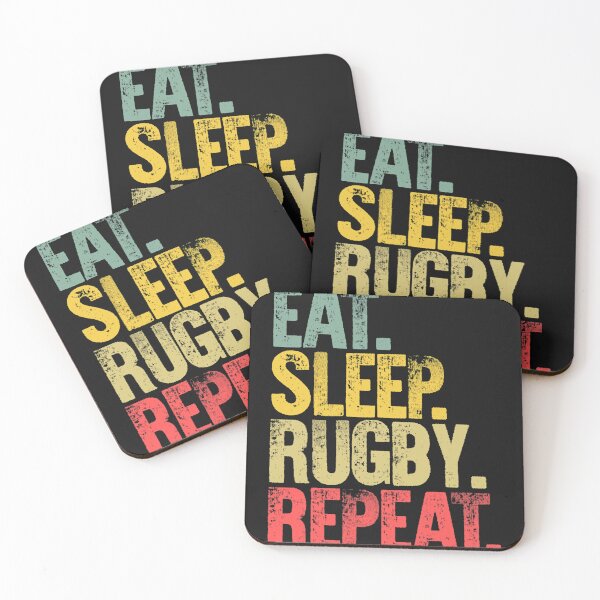 Artikelvorschau, Eat Sleep Repeat Geschenkshirt Eat Sleep Rugby Repeat 1 entworfen und verkauft von ZboncakReba.