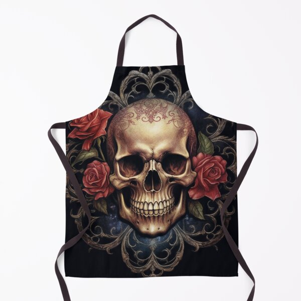 Item preview, Eternal Beauty: Skull and Rose Illustration in Rococo Realms designed and sold by UnplainShirt.