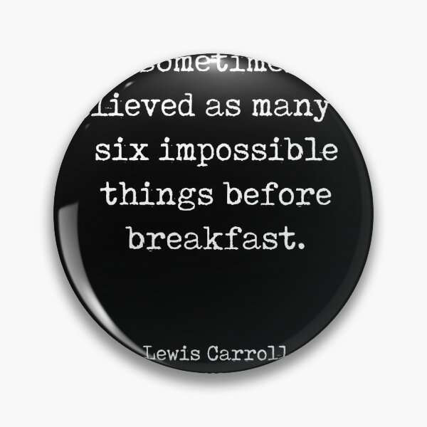 Artikelvorschau, Lewis Carroll Quote 01 - Alice In Wonderland - Literature - Typewriter Print - Black entworfen und verkauft von Studio Grafiikka.