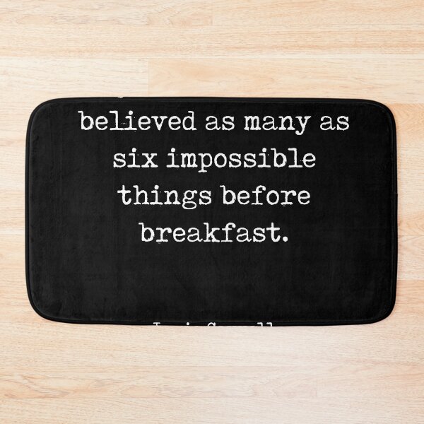 Item preview, Lewis Carroll Quote 01 - Alice In Wonderland - Literature - Typewriter Print - Black designed and sold by Studio Grafiikka.