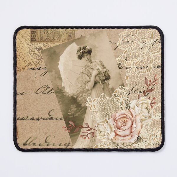 Item preview, Shabby Chic Victorian Lady Vintage Letter designed and sold by SloganExpress.