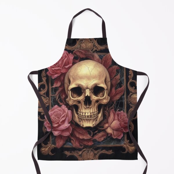 Item preview, Eternal Beauty: Skull and Rose Illustration in Rococo Realms designed and sold by UnplainShirt.
