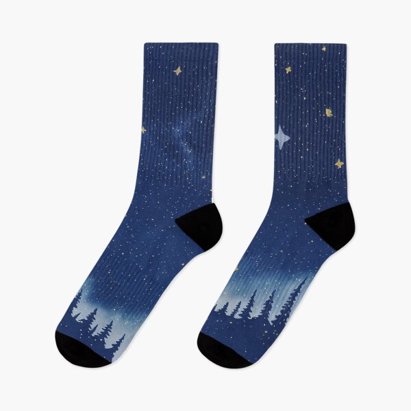 Item preview, Watercolor Starry Night Sky | Serene and Magical designed and sold by Polariszero.